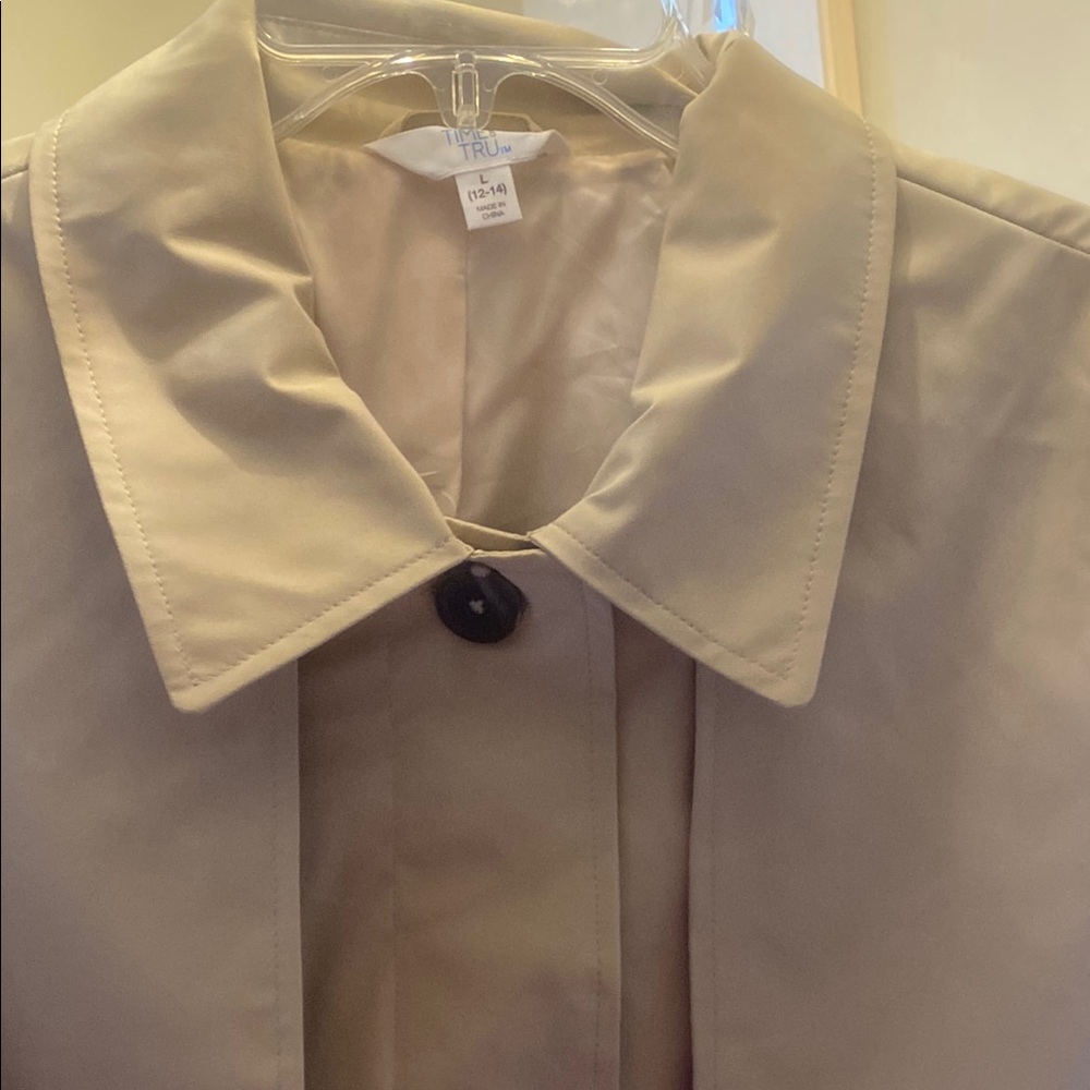 Women's Tan Trench Coat - Picture 2 of 8